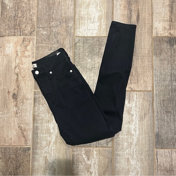 Madewell 10" High-Rise Skinny Jeans in Black 26T - Picture 8 of 8